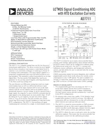 AD7711AR-REEL7 Datenblatt Cover