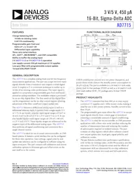 AD7715ARU-3REEL7 Datasheet Copertura