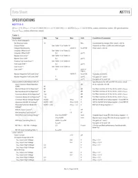 AD7715ARU-3REEL7數據表 頁面 3