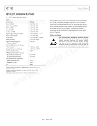 AD7762BSVZ-REEL Datasheet Pagina 6