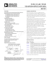 AD7767BRUZ-2-RL7 Datasheet Copertura