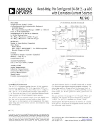 AD7783BRU-REEL7 Datasheet Cover