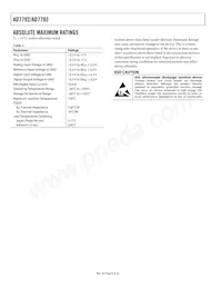 AD7792BRU Datasheet Pagina 8