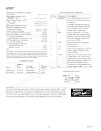 AD7827BRZ Datasheet Pagina 4