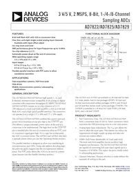 AD7829BRU-REEL7 Datasheet Cover