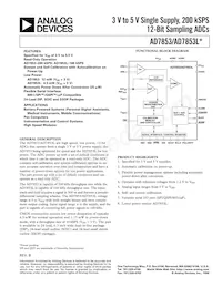 AD7853LARS-REEL Datasheet Copertura