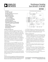 AD7862ARS-10REEL Datasheet Cover