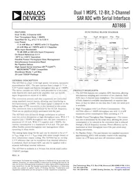 AD7866BRU-REEL7 Datasheet Copertura