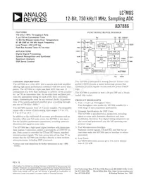 AD7886JP-REEL Datenblatt Cover