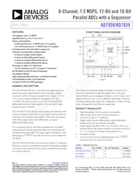 AD7938BSUZ-REEL7 Datenblatt Cover