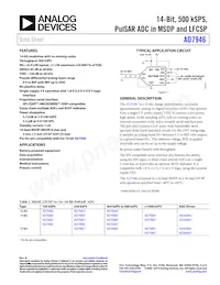 AD7946BCPZRL7 Datasheet Copertura