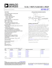 AD7980SRMZ-EP Datasheet Copertura