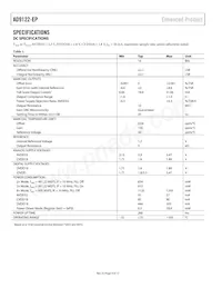 AD9122SCPZ-EP-RL Datasheet Pagina 4