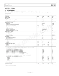 AD9148BBCZ數據表 頁面 5