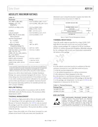 AD9164BBCARL Datasheet Pagina 11