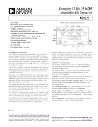 AD9225ARSRL Datasheet Copertura