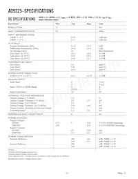 AD9225ARSRL Datasheet Pagina 2