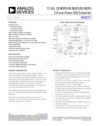 AD9237BCPZ-20 Datasheet Cover