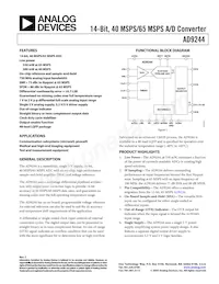 AD9244BSTZRL-65 Datasheet Copertura