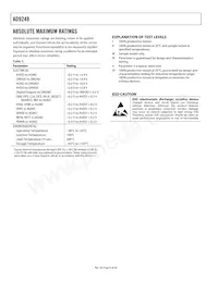 AD9248BCPZRL-65 Datasheet Pagina 8