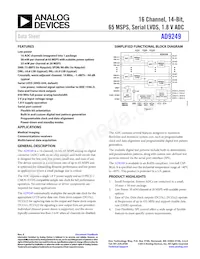 AD9249BBCZRL7-65 Datasheet Copertura