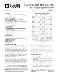 AD9257BCPZRL7-65 Datasheet Copertura