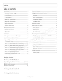 AD9260ASZRL Datasheet Pagina 2