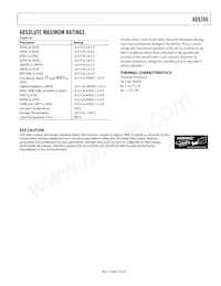 AD9260ASZRL Datasheet Pagina 11