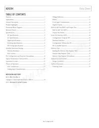 AD9284BCPZRL7-250 Datasheet Pagina 2