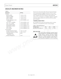 AD9284BCPZRL7-250 Datasheet Pagina 7