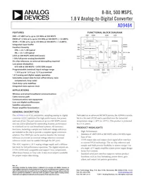 AD9484BCPZRL7-500 Datasheet Copertura