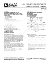 AD9626BCPZRL7-250 Datasheet Copertura