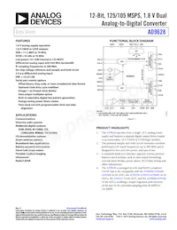 AD9628BCPZRL7-125 Datasheet Copertura