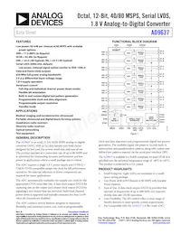 AD9637BCPZRL7-80 Datenblatt Cover