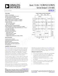 AD9639BCPZ-210 Datasheet Copertura