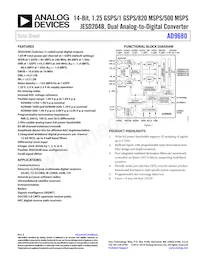 AD9680BCPZRL7-1250 Datasheet Copertura