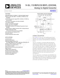 AD9683BCPZRL7-250數據表 封面