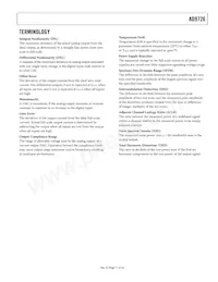 AD9726BSVZRL Datasheet Pagina 11