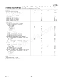 AD9764ARURL7 Datasheet Pagina 3