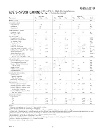 AD976BRRL Datasheet Pagina 3