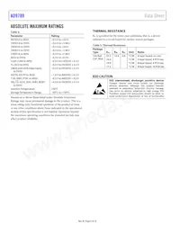 AD9789BBC Datasheet Pagina 8