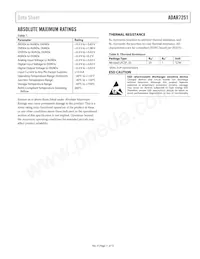 ADAR7251WBCSZ-RL數據表 頁面 11