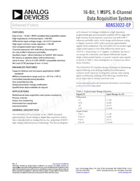 ADAS3022SCPZ-EP Datasheet Copertura