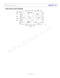 ADAS3022SCPZ-EP Datasheet Pagina 3