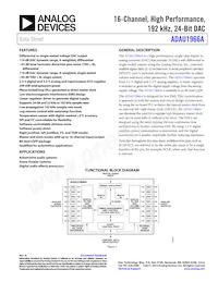 ADAU1966AWBSTZ-RL Datasheet Copertura