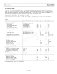 ADAU1966AWBSTZ-RL Datasheet Pagina 3