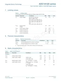 ADC1412D125HN-C18 Datasheet Page 7