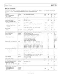 ADM7170ACPZ-4.2-R7數據表 頁面 3