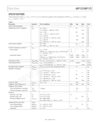 ADP122AUJZ-1.8-R7數據表 頁面 3