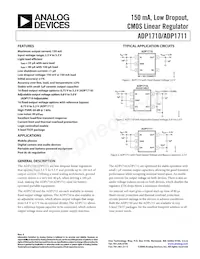 ADP1710AUJZ-1.3-R7 Datasheet Cover